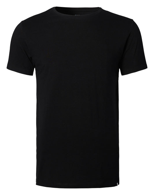 T-shirt Black Round Neck Men | 2-pack | Slim Fit