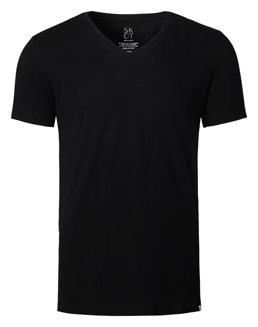 T-shirt Black V-neck Men | 2-pack | Slim Fit