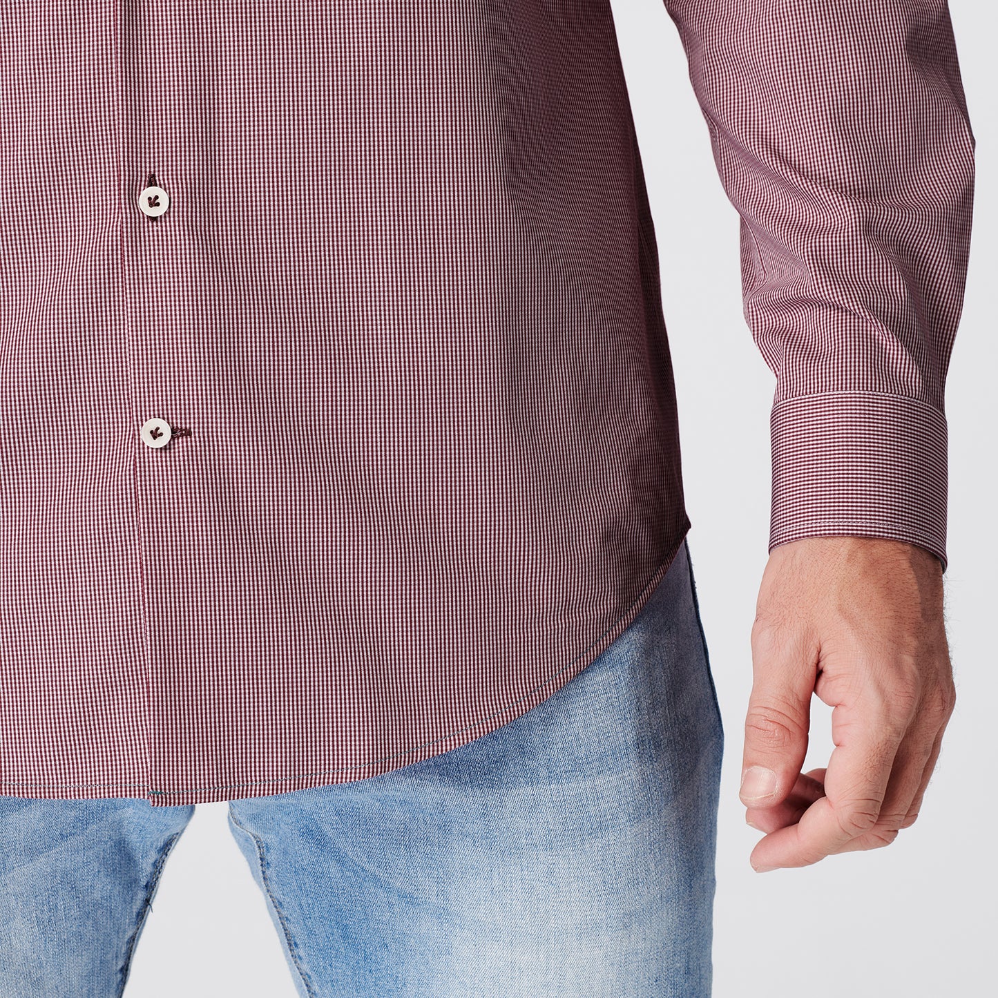 Overhemd - Slim Fit - Checkered Red