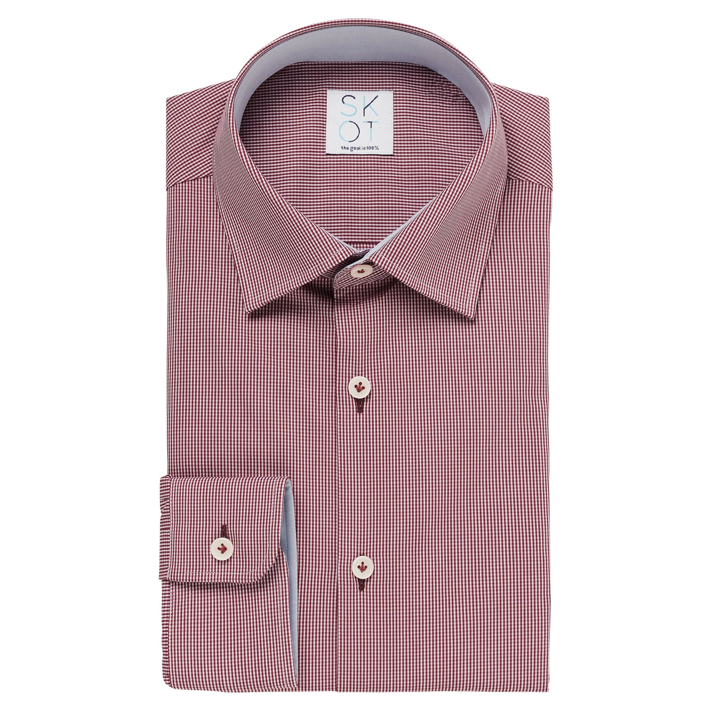 Overhemd - Slim Fit - Checkered Red