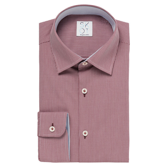 Shirt - Slim Fit - Checkered Red