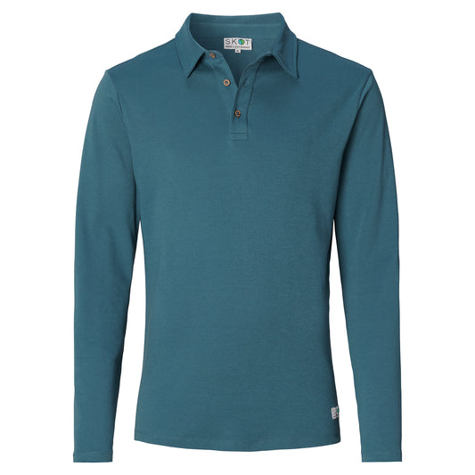 Longsleeve Polo - Sky