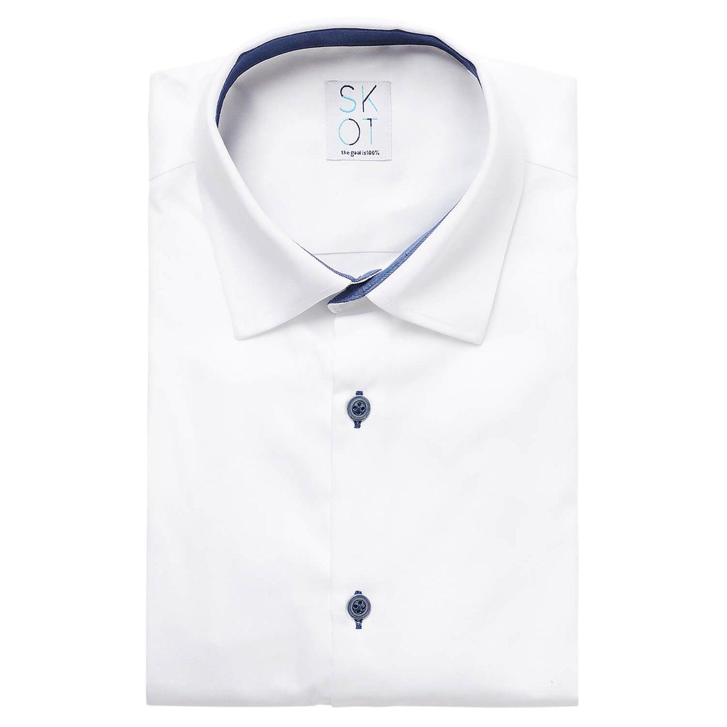 Overhemd - Slim Fit - Circular White Contrast