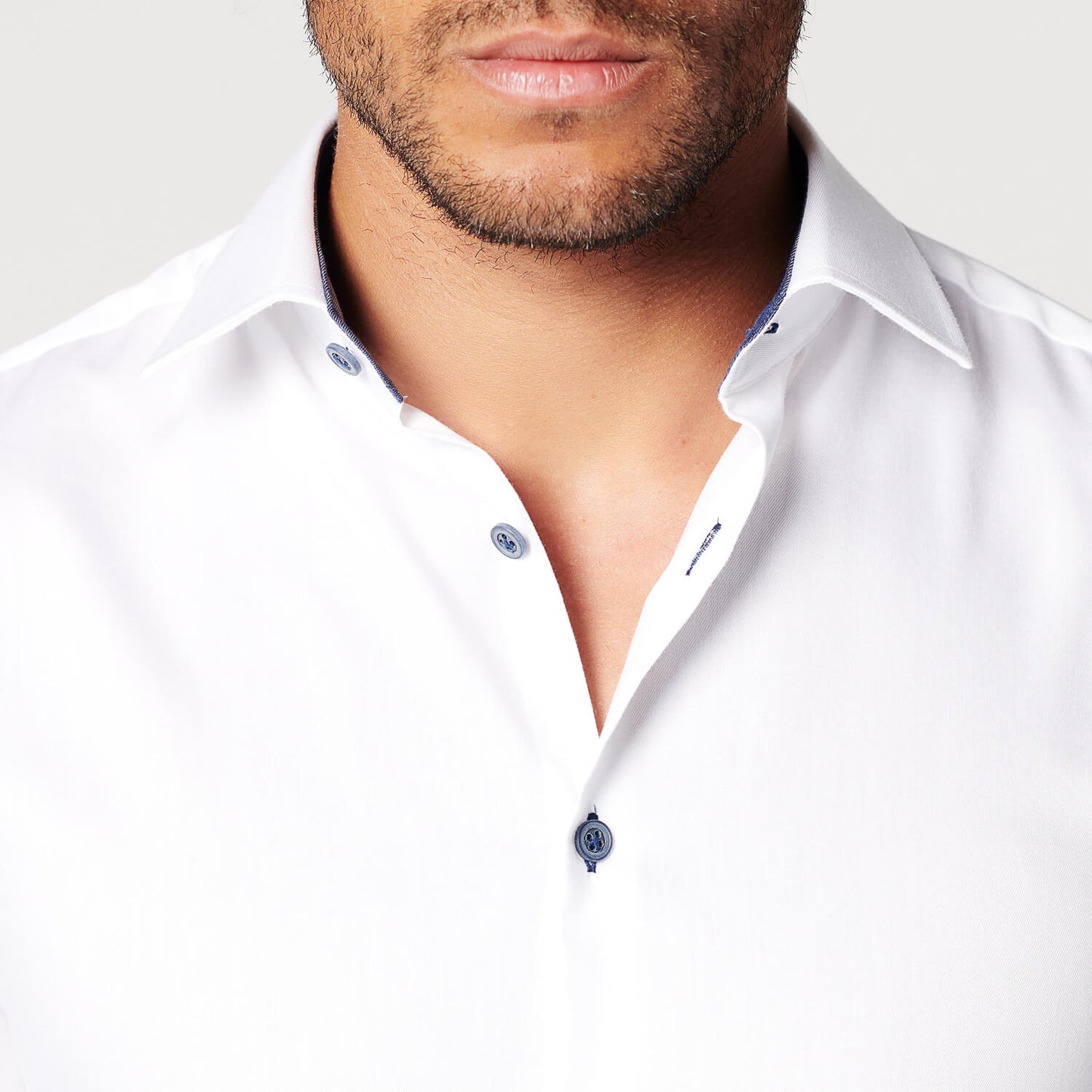 Overhemd - Slim Fit - Circular White Contrast
