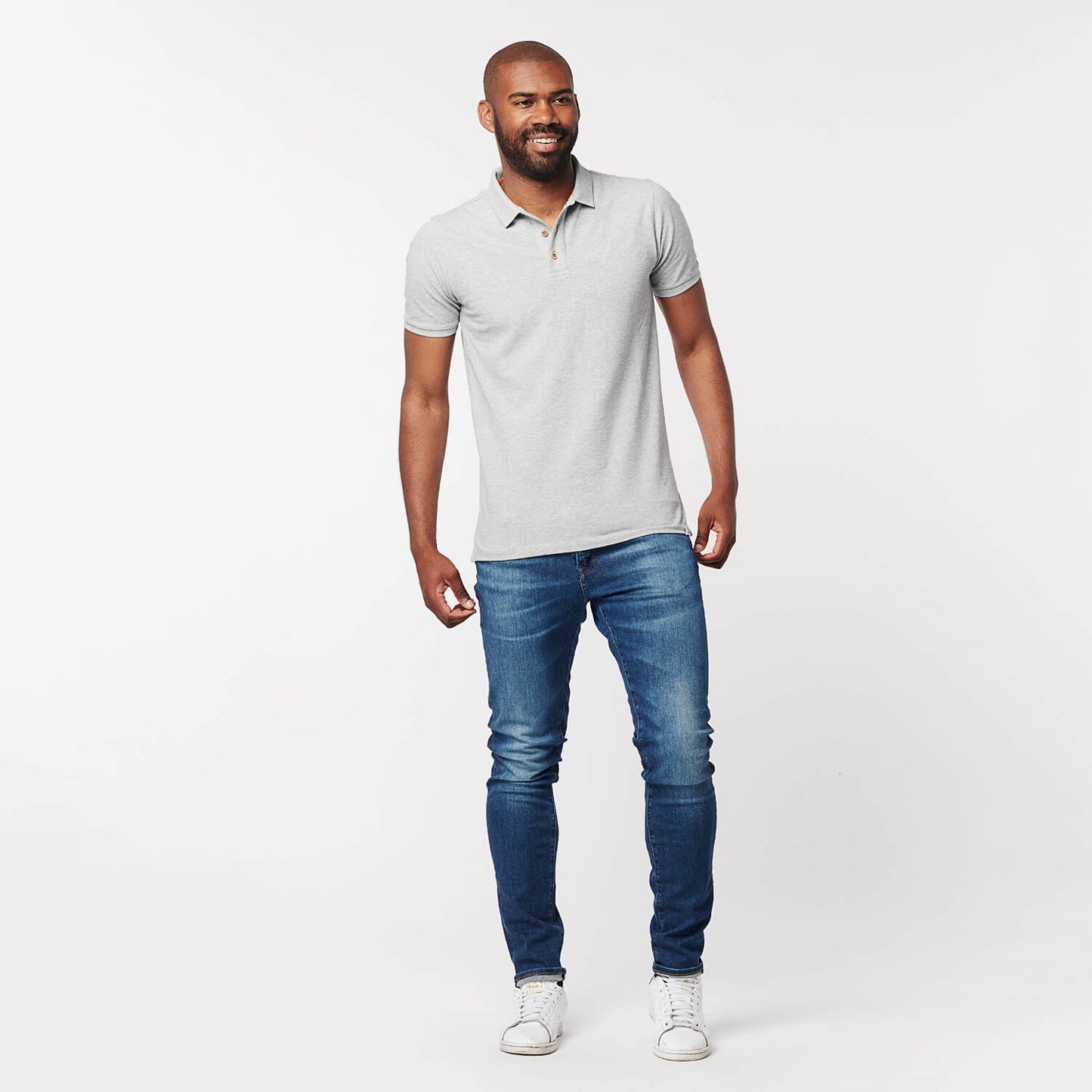 Polo - Sustainable - Grey Melange