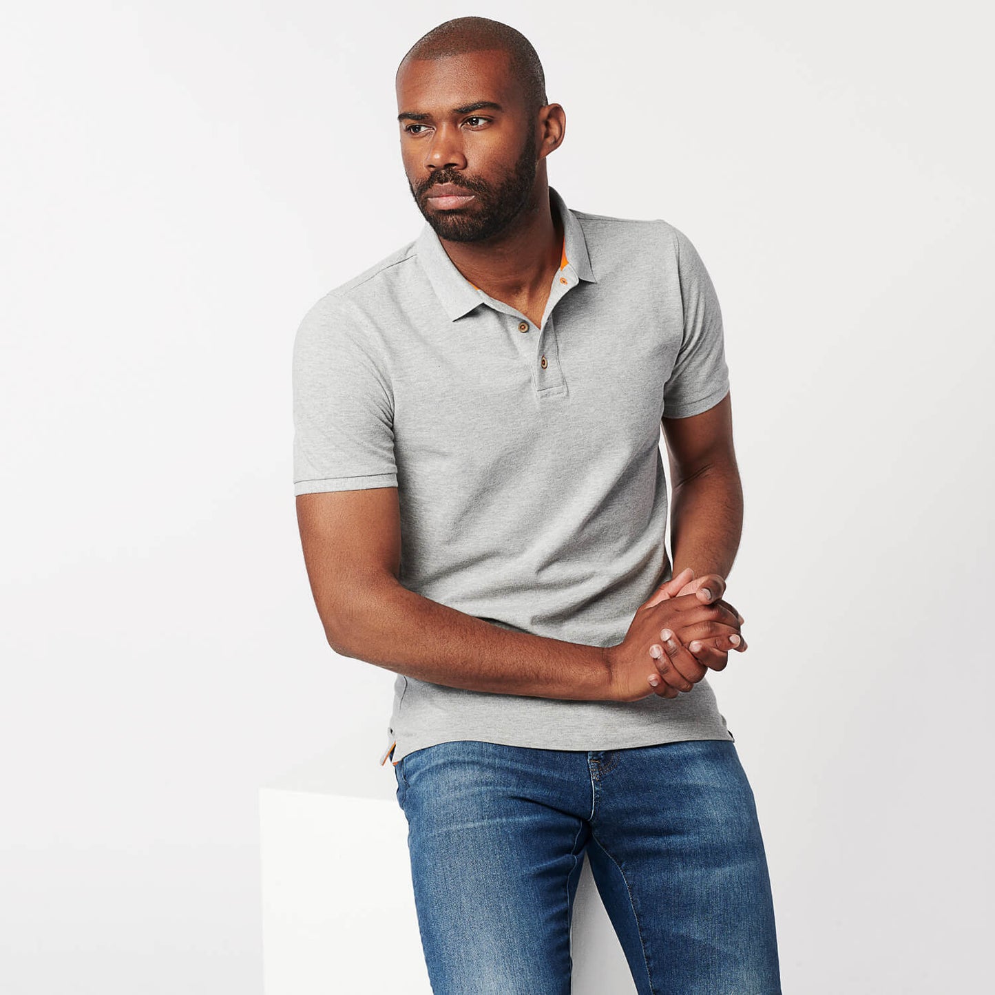 Polo - Sustainable - Grey Melange