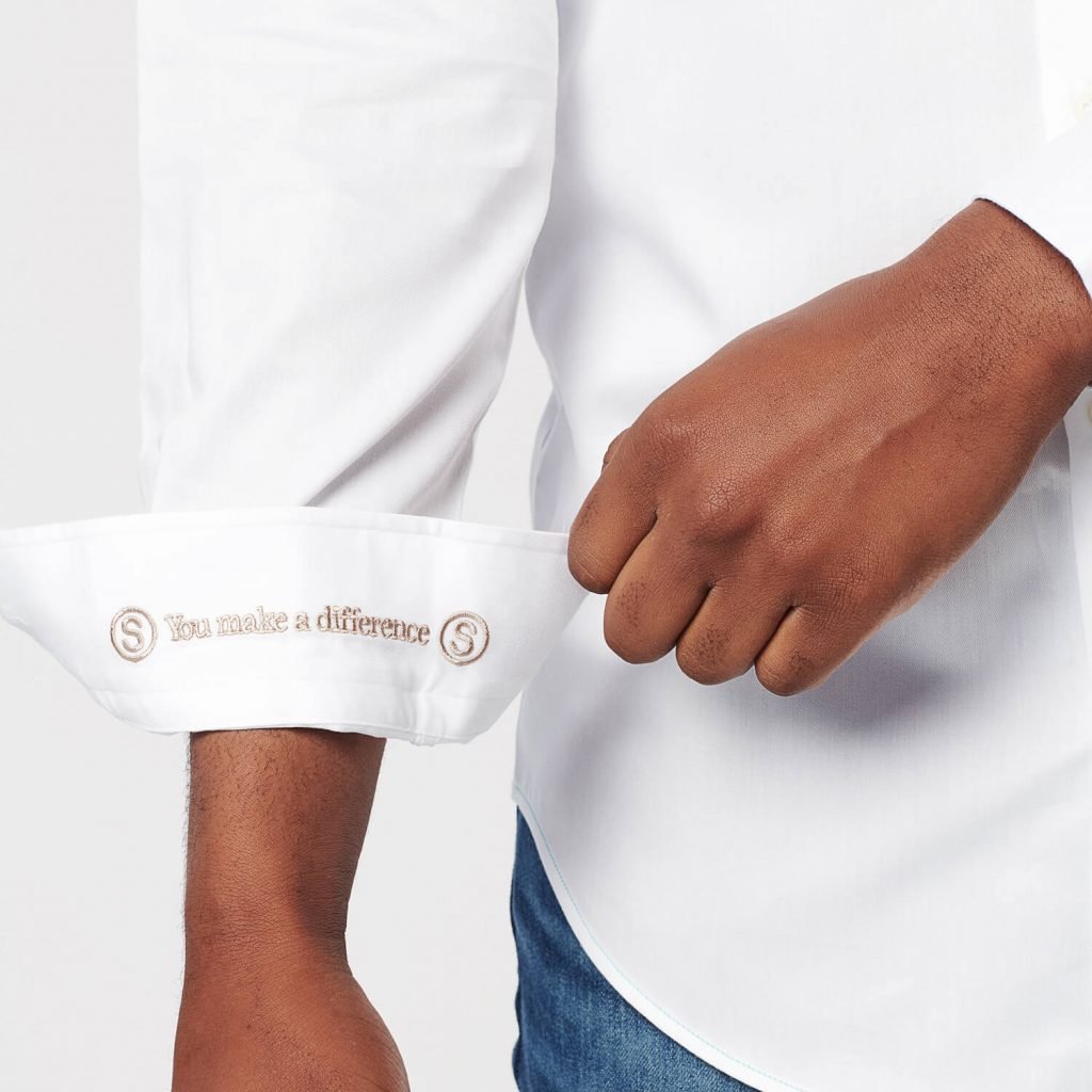Shirt - Slim Fit - Circular White