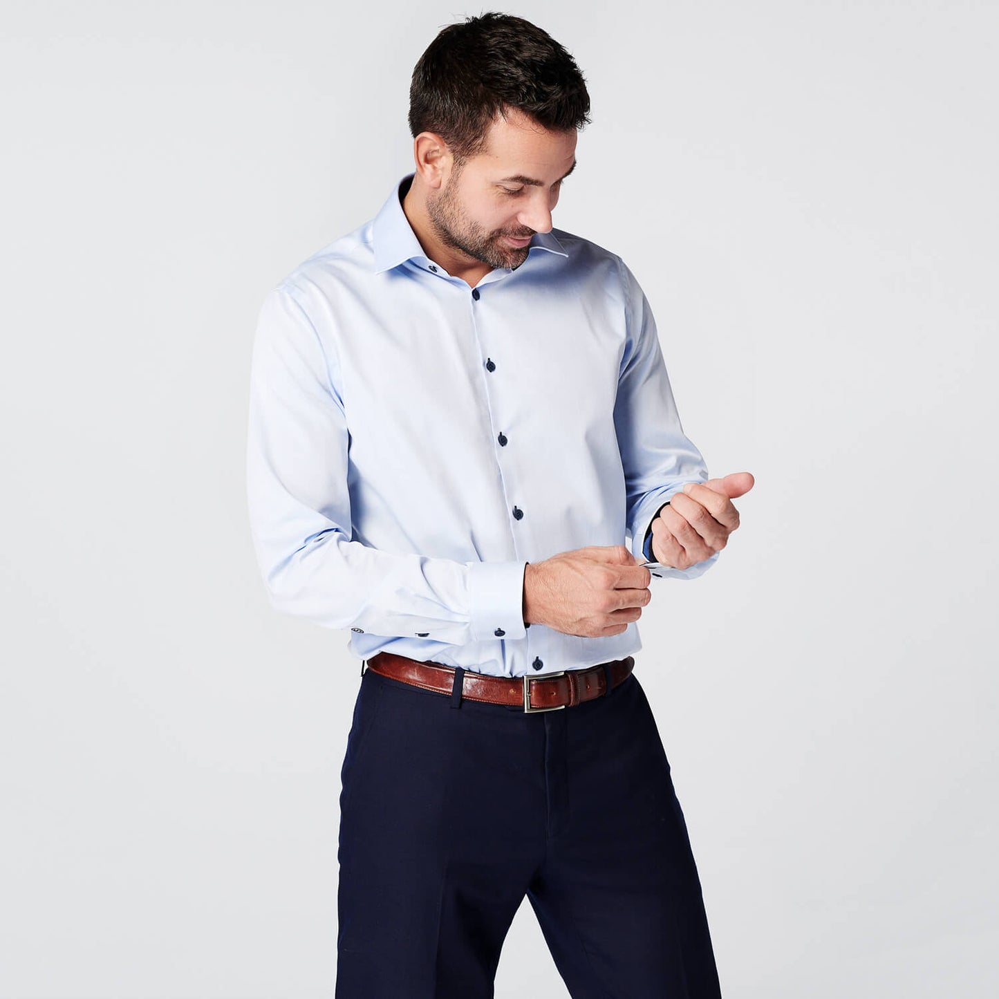Shirt - Slim Fit - Business Blue