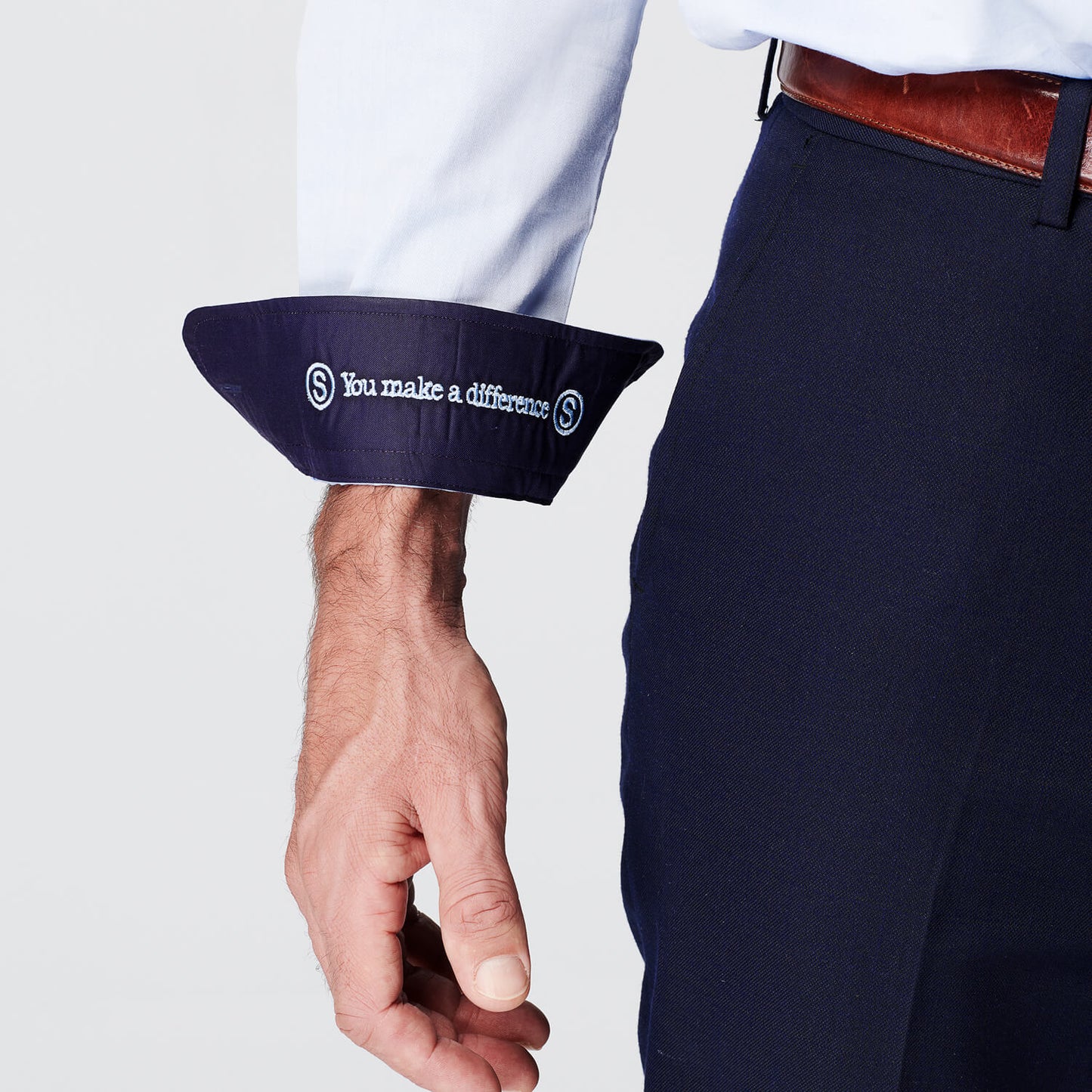 Shirt - Slim Fit - Business Blue
