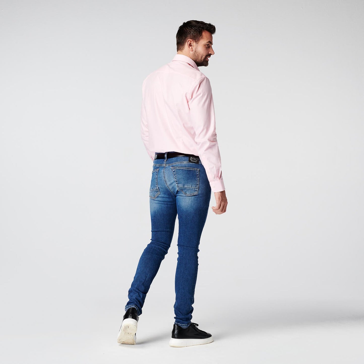 Overhemd - Slim Fit - Checkered Pink