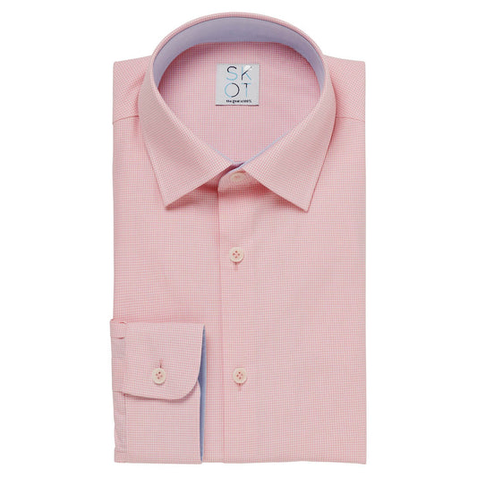 Shirt - Slim Fit - Checkered Pink