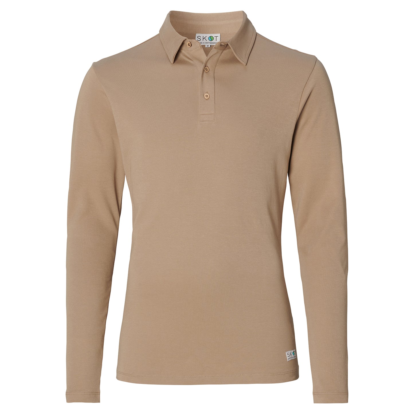 Longsleeve Polo - Sand