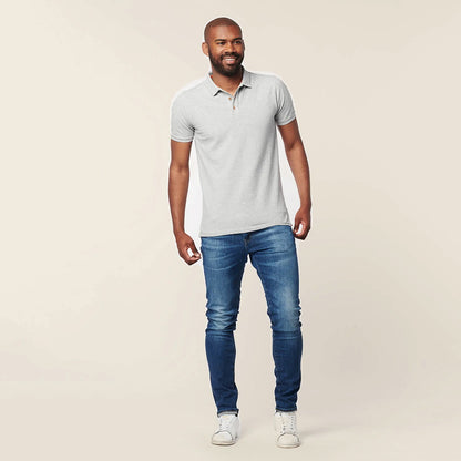 Polo - Sustainable - Grey Melange