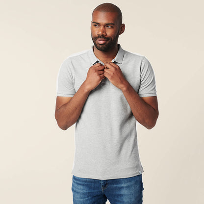 Polo - Sustainable - Grey Melange
