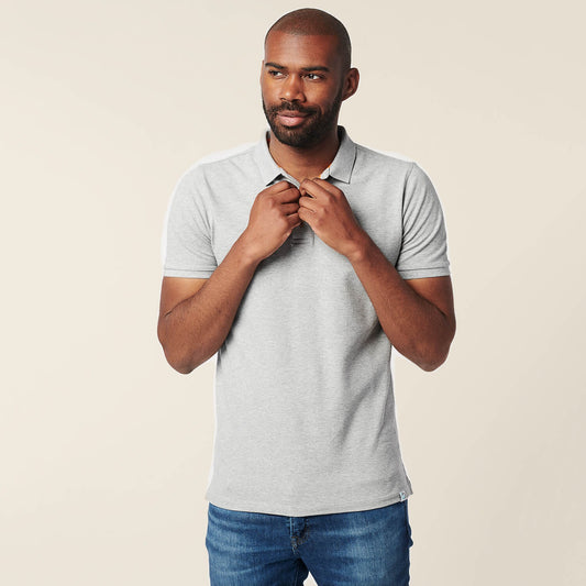 Polo - Sustainable - Grey Melange