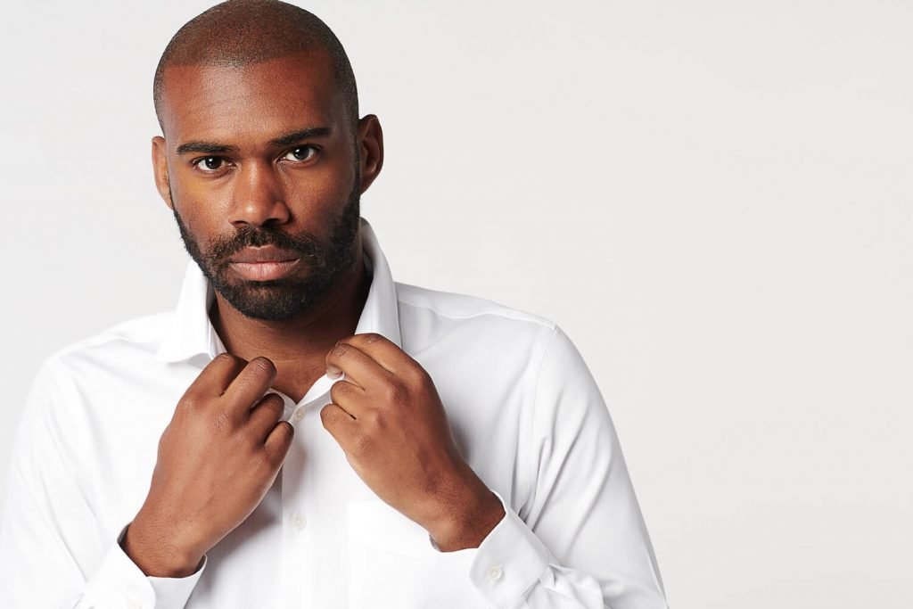 Shirt - Circular White - Regular Fit - Brest Pocket