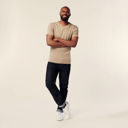T-shirt - Earth - Round Neck - Sand