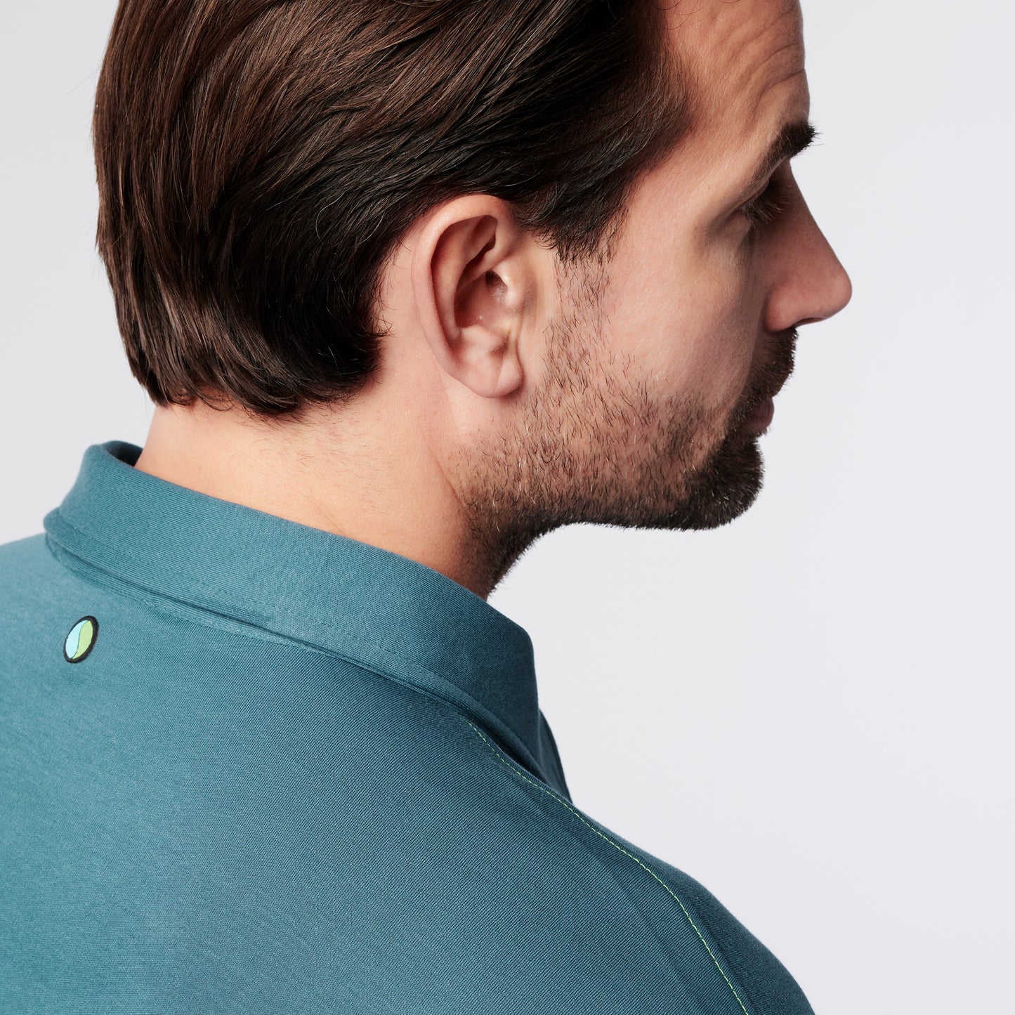 Longsleeve Polo - Sky