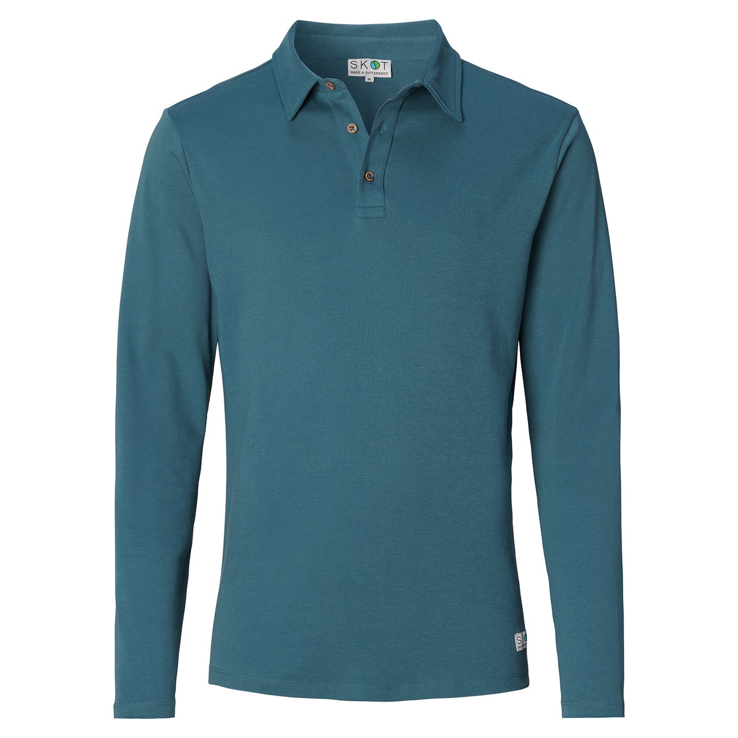 Longsleeve Polo - Sky