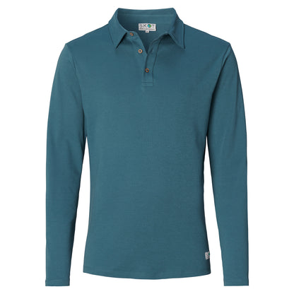 Longsleeve Polo - Sky