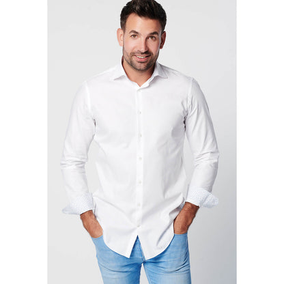 Shirt - Slim Fit - Serious White Contrast