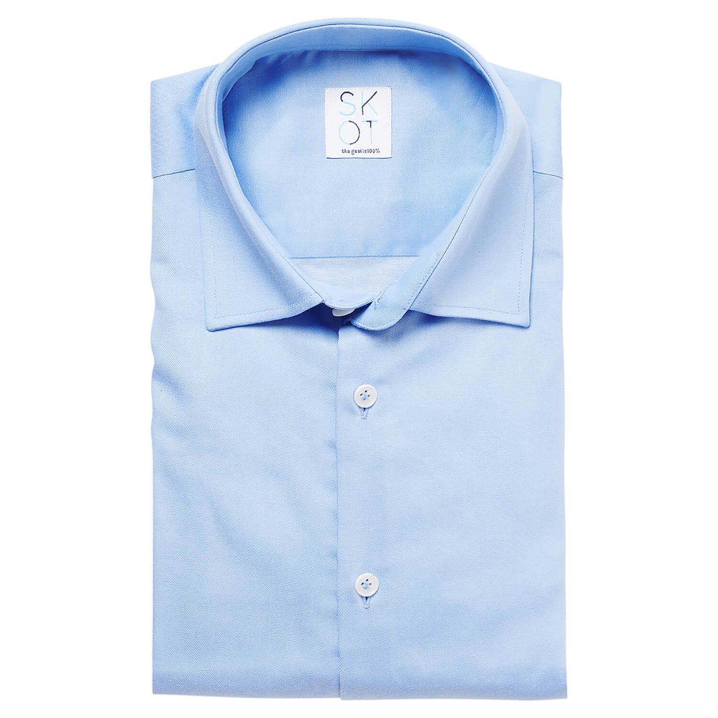 Shirt - Slim Fit Sleeve Lenght 7 - Circular Blue