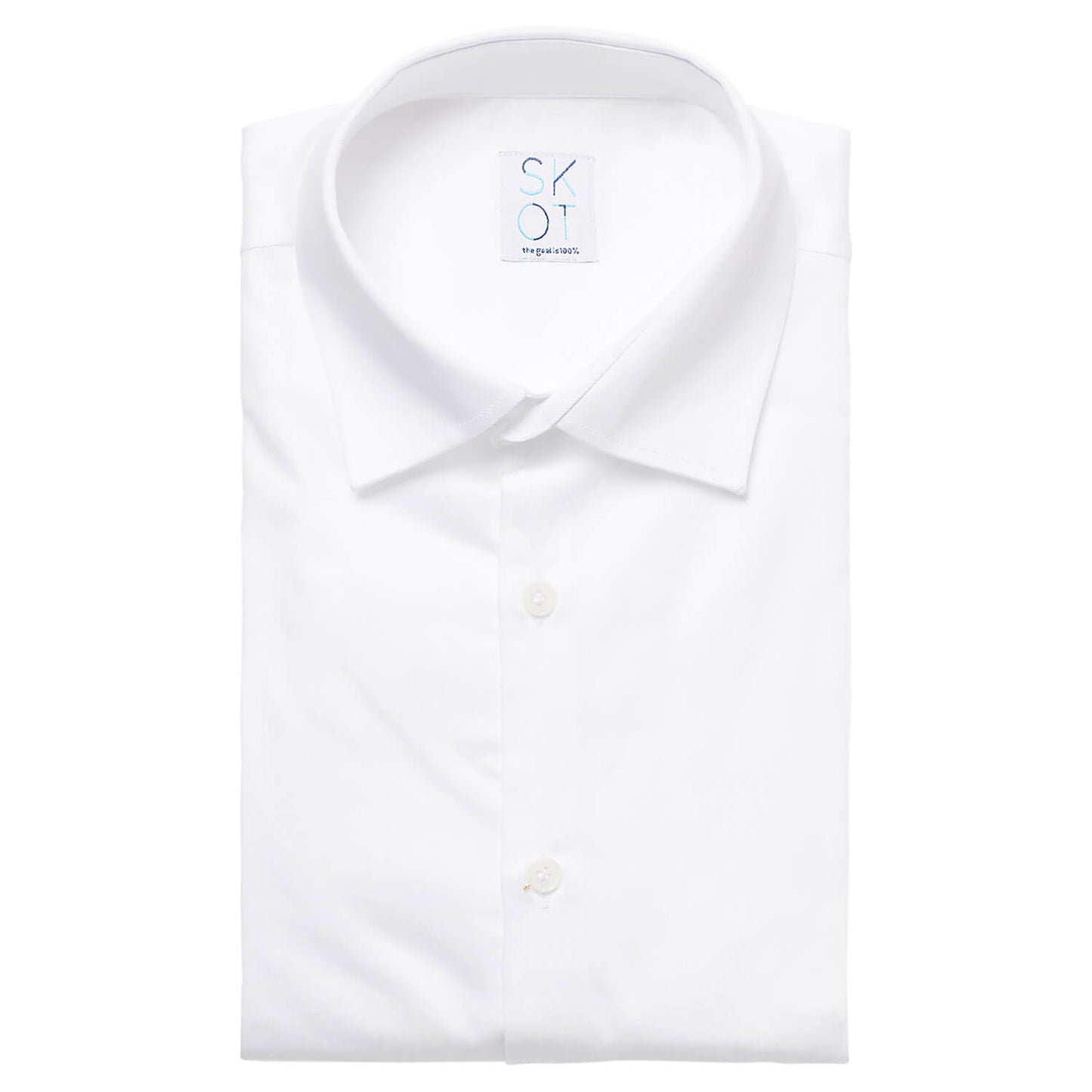 Overhemd - Circular White - Regular Fit