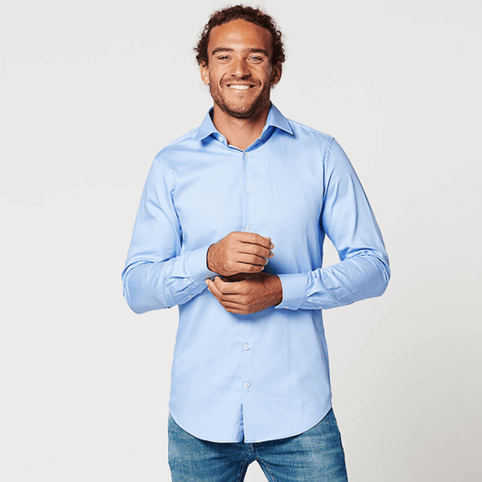 Shirt - Regular Fit - Circular Blue