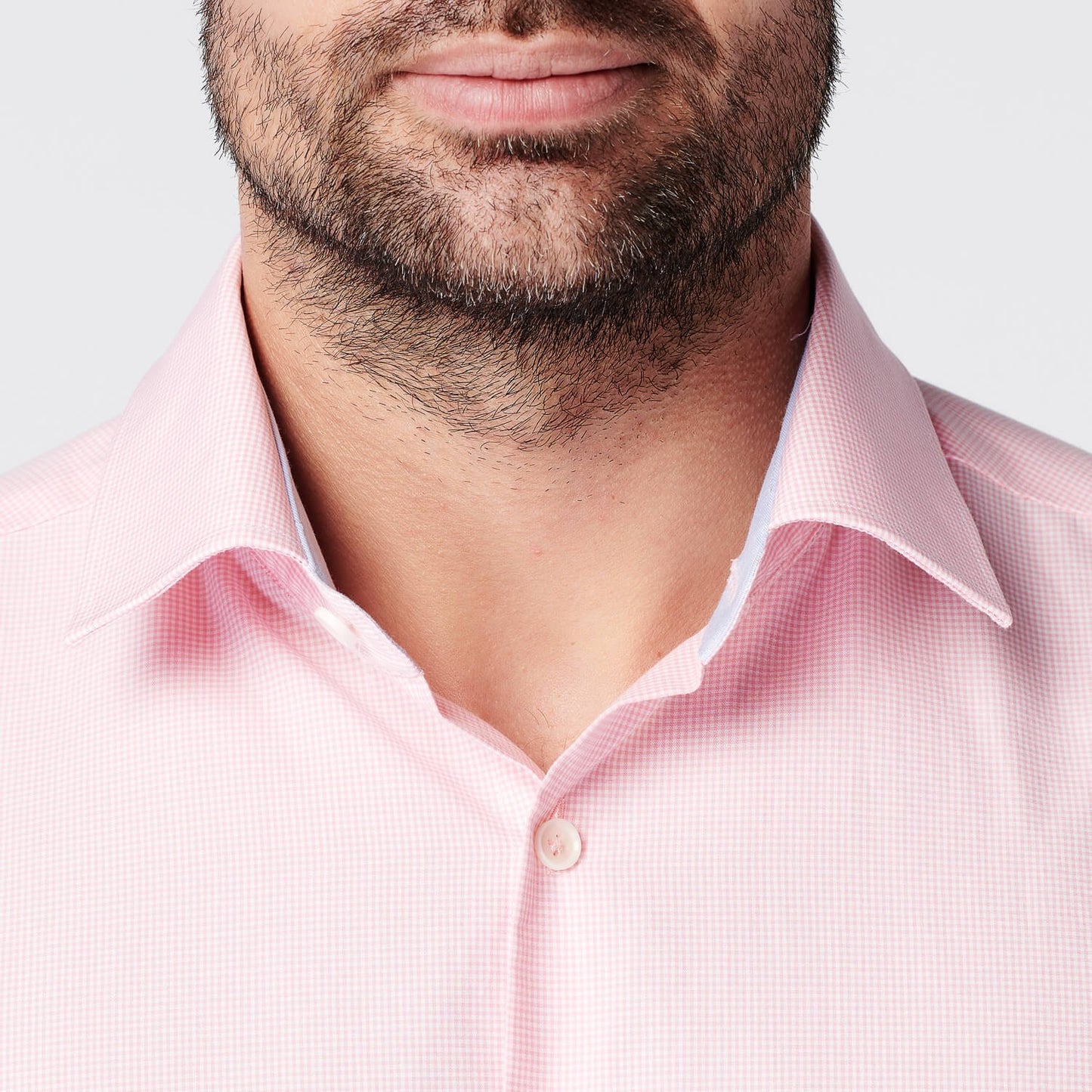 Shirt - Slim Fit - Checkered Pink