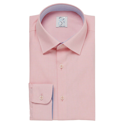 Overhemd - Slim Fit - Checkered Pink