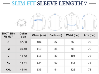 Shirt - Slim Fit Sleeve Lenght 7 - Circular Eagle